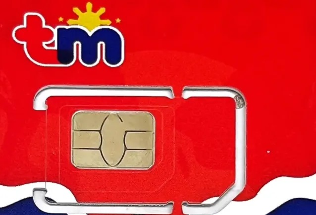 菲律宾TM手机电话卡海外APP注册接码实体SIM卡出国跨国留学生国际旅游手机卡,可续费充值续期