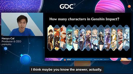 米哈游CEO蔡浩宇GDC演讲：《原神》如何打造动人的开放世界？