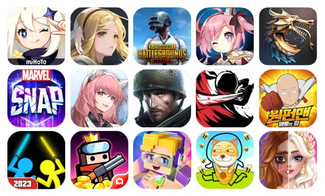 2022年12月成功出海的中国手游 -《PUBG Mobile》登顶海外收入增长榜，多款策略手游收入表现亮眼