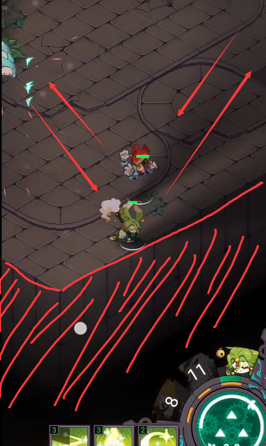 靠美术，如何将横屏地牢探险的游戏装进竖屏的手机里，《黑猫来自天空》是这么做的