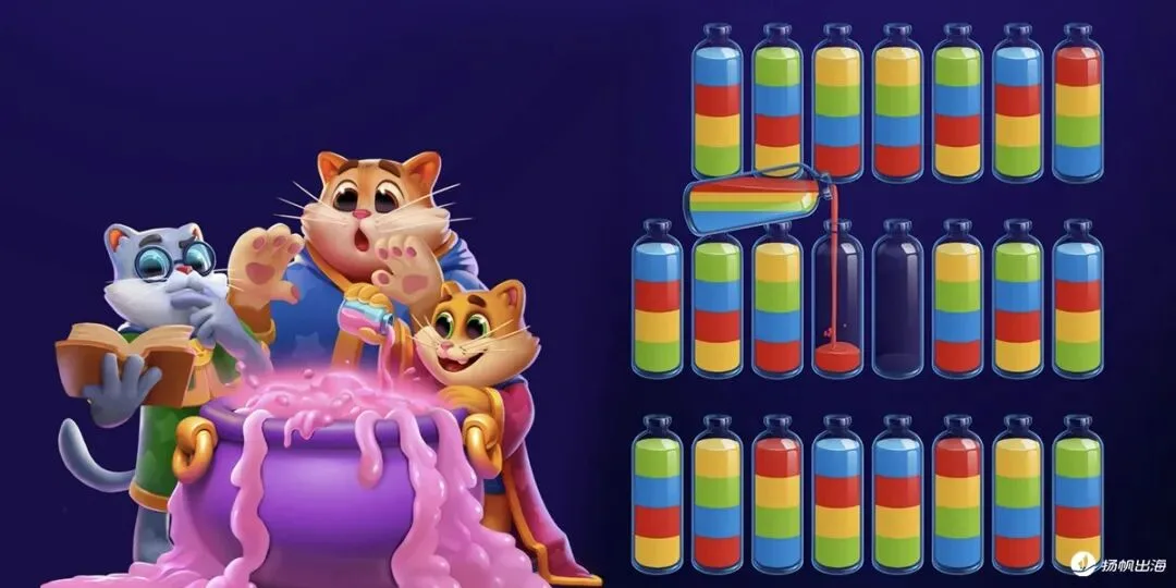 “水排序”及其变种玩法仍在加热期？游戏内购收入已超2000万美金