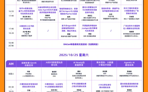 北京DACon数智大会日程已定，百度、抖音、小红书、英伟达、理想汽车、vivo等70个大模型应用案例等你来听